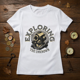 Vintage Retro Diver Helmet T-Shirt