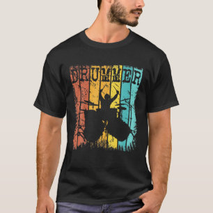 Vintage Retro Drummer Gift For Drum Player Musici T-Shirt