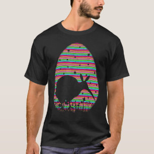 Vintage Retro Easter Egg Kiwi Bird Easter Sunday T-Shirt
