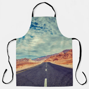 Vintage retro effect filtered hipster style travel apron