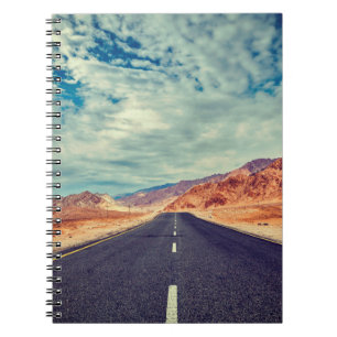 Vintage retro effect filtered hipster style travel notebook