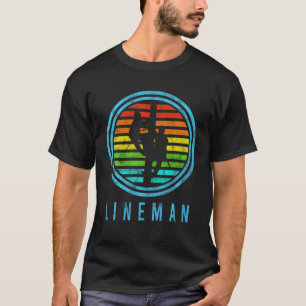 Vintage Retro Electrician Lover Watt Lineman Gift T-Shirt