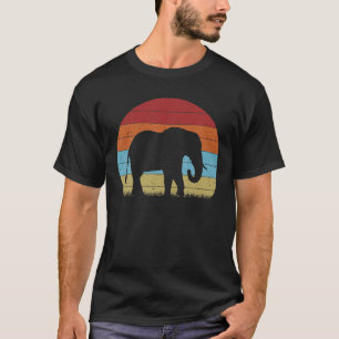 Vintage Retro Elephant Animal Cool Elephant Animal T-Shirt