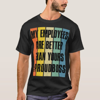 Vintage Retro Employee Appreciation Gifts Funny T-Shirt