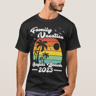 Vintage Retro Family Vacation 2023 Hawaii Napili B T-Shirt