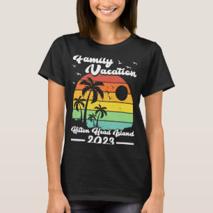 Vintage Retro Family Vacation 2023 Hilton Head Isl T-Shirt