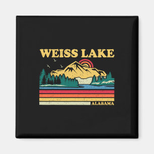 Vintage Retro Family Vacation Alabama Weiss Lake  Magnet