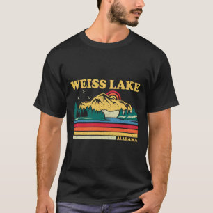 Vintage Retro Family Vacation Alabama Weiss Lake T-Shirt