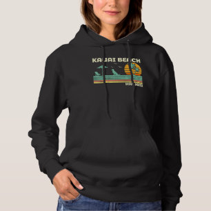 Vintage Retro Family Vacation Hawaii Kauai Beach Hoodie