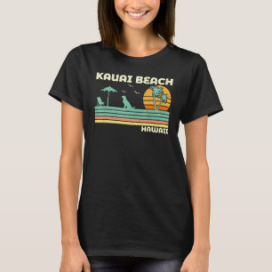 Vintage Retro Family Vacation Hawaii Kauai Beach T-Shirt