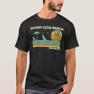 Vintage Retro Family Vacation Maryland Ocean City T-Shirt