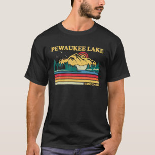 Vintage Retro Family Vacation Wisconsin Pewaukee L T-Shirt