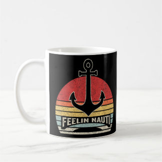 Vintage Retro Feeling Nauti  Sailing Boating 3  Coffee Mug