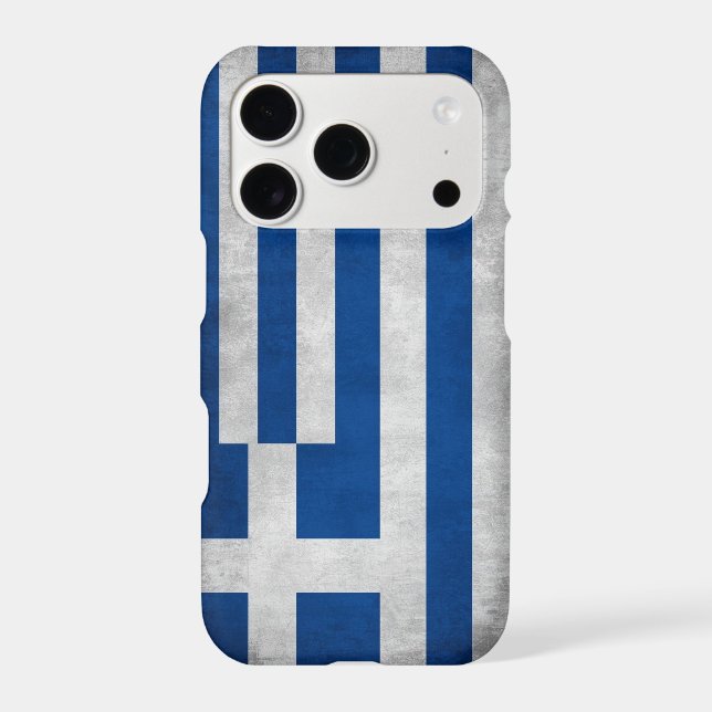 Vintage retro Flag of Greece (Back)