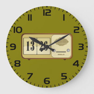 Vintage Retro Flip Clock Radio