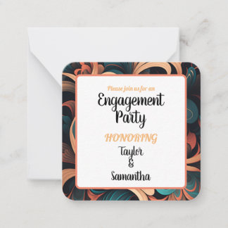 Vintage Retro Floral  Card