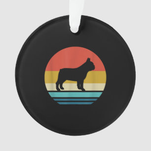Vintage Retro French Bulldog Dog Gift Ornament