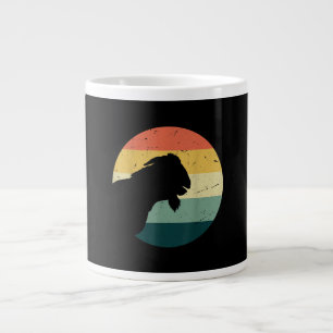 Vintage Retro Funny Animal Lover Goat Farmer Gifts Large Coffee Mug