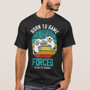 Vintage Retro Gamer Video Game Player Boys Teens M T-Shirt