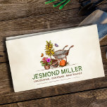 Vintage Retro Gardening Services Business Card<br><div class="desc">Vintage Retro Gardening Services</div>