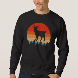 Vintage Retro Goat Animal Goat Sweatshirt