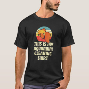Vintage Retro Gold Fish Gift This Is My Aquarium C T-Shirt