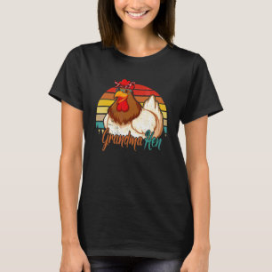 Vintage Retro Grandma Hen Chicken Mother's Day T-Shirt