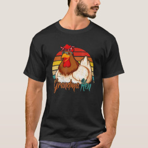 Vintage Retro Grandma Hen Chicken Mother's Day T-Shirt
