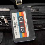 Vintage Retro Greatest Hit Cassette Tape Luggage Tag<br><div class="desc">Cool retro cassette tape luggage tag with text "the greatest hit".  Great for lovers of classic and old school music.</div>