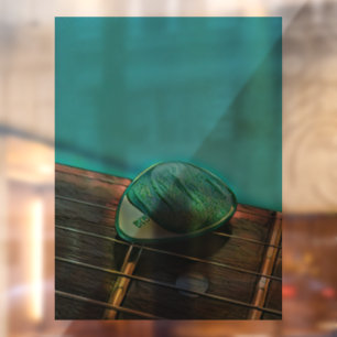 Vintage retro guitar artwork for guitarist