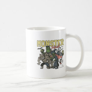 Vintage Retro Halloween Monster Mash Boo Ghost Wit Coffee Mug