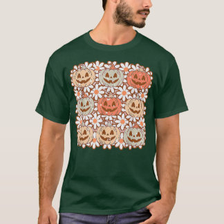 Vintage Retro Halloween Pumpkin 2929 T-Shirt