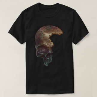 Vintage Retro Hip-hop Punk Gothic Half Skull T-Shirt