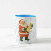 Vintage/retro holly jolly Santa