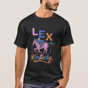 Vintage Retro Horse Racing LEX Lexington Kentucky T-Shirt