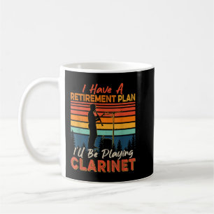 Vintage Retro I Have A Retirement Plan Be Playing  Coffee Mug