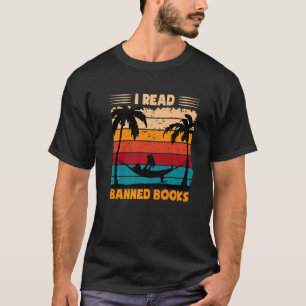 Vintage Retro I Read Banned Books Reader T-Shirt