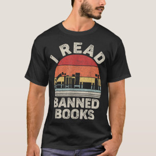 Vintage Retro I Read Banned Books T-Shirt