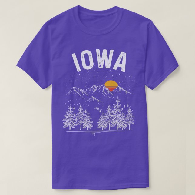 Vintage Retro Iowa State T-Shirt (Design Front)