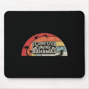 Vintage Retro It's Better In The Hamas Tropical Va Mouse Pad