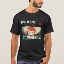 Vintage Retro Japanese Cat T-Shirt