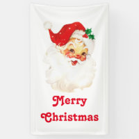 Vintage Retro Jolly Old Santa Claus Christmas
