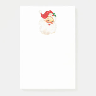 Vintage Retro Jolly Old Santa Claus Christmas Post-it Notes