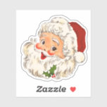 Vintage Retro Jolly Santa Claus Christmas<br><div class="desc">🎅 Step into the enchanting world of "Winter Days" with our Christmas Sticker – starring the jolly Old-Fashioned Santa Claus Face! 🌟 Perfect for Santa fans, this merry sticker adds festive flair to gifts, cards, and decorations. Spread joy this Christmas with a dash of nostalgia. 🎁🎄 Capture the magic now!...</div>