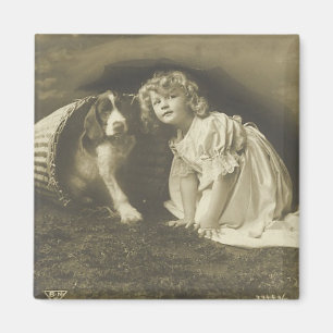 Vintage retro kitchen magnet