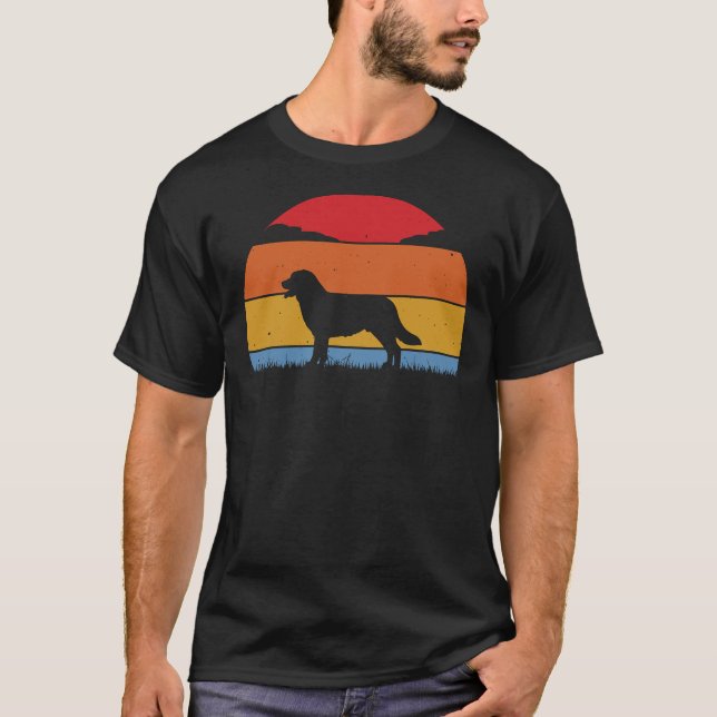 Vintage Retro Labrador Retriever Active T-Shirt (Front)