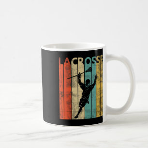 Vintage Retro Lacrosse Player Gift Lacrosse Player Coffee Mug