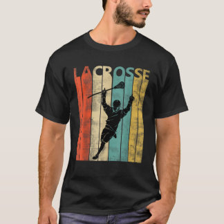 Vintage Retro Lacrosse Player gift Lacrosse Player T-Shirt