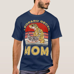 Vintage Retro Leopard Gecko Mum T-Shirt