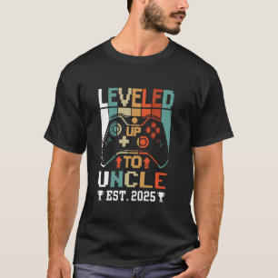 Vintage Retro Levelled Up to Uncle 2025 Soon to Be T-Shirt